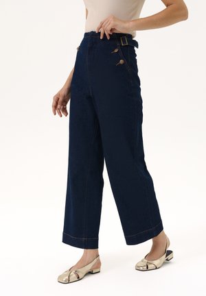 Jeans straight leg - dark blue wash