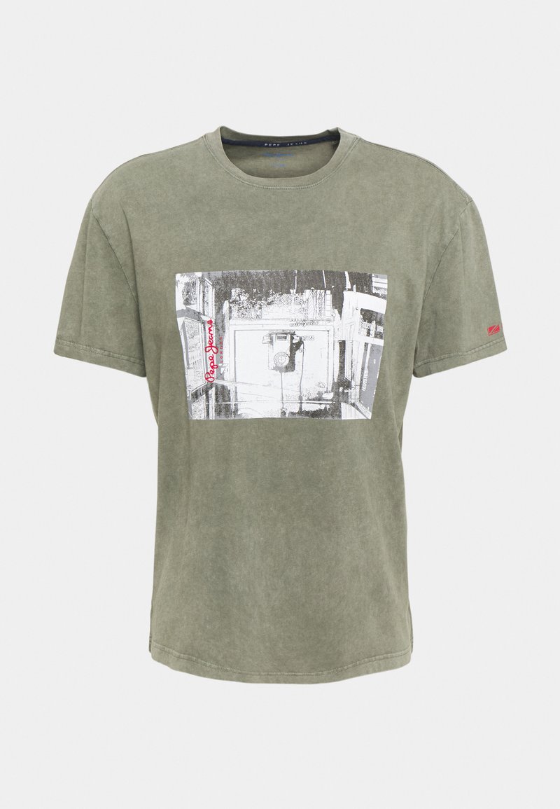 Herren T-Shirts basic | Pepe Jeans CROOKE T-Shirt print range/oliv - SK00803 Herren T-Shirts basic | Pepe Jeans CROOKE T-Shirt print range/oliv - SK00803