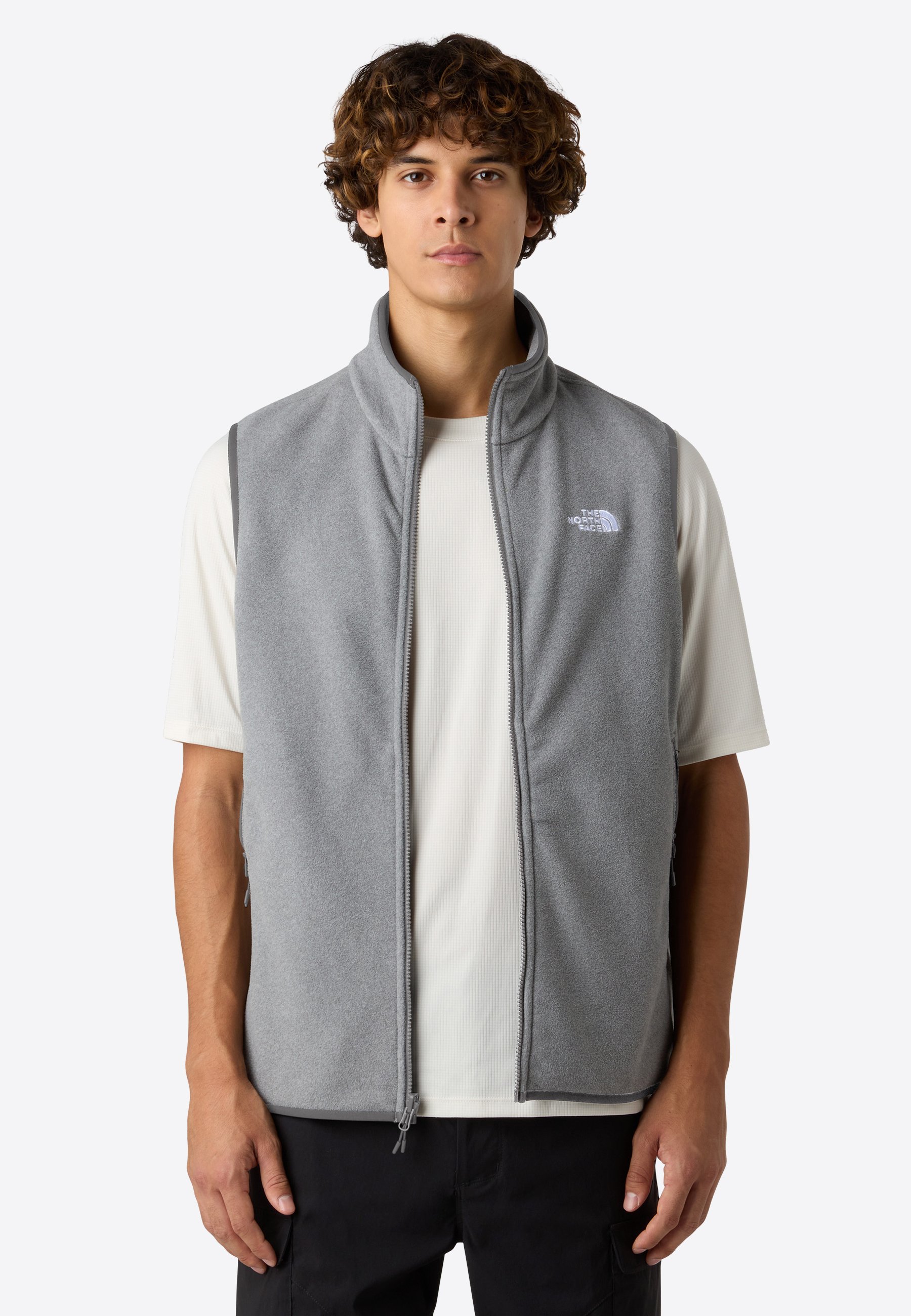 Gilet Polaire Garçon 1-8 Ans – Fermeture Éclair Complète, Col Montant, Motif Voiture Police – Automne/Hiver