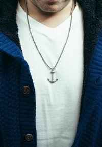 Akitsune - PORTUS ANKER  - Necklace - antique silver-coloured Thumbnail Image 1