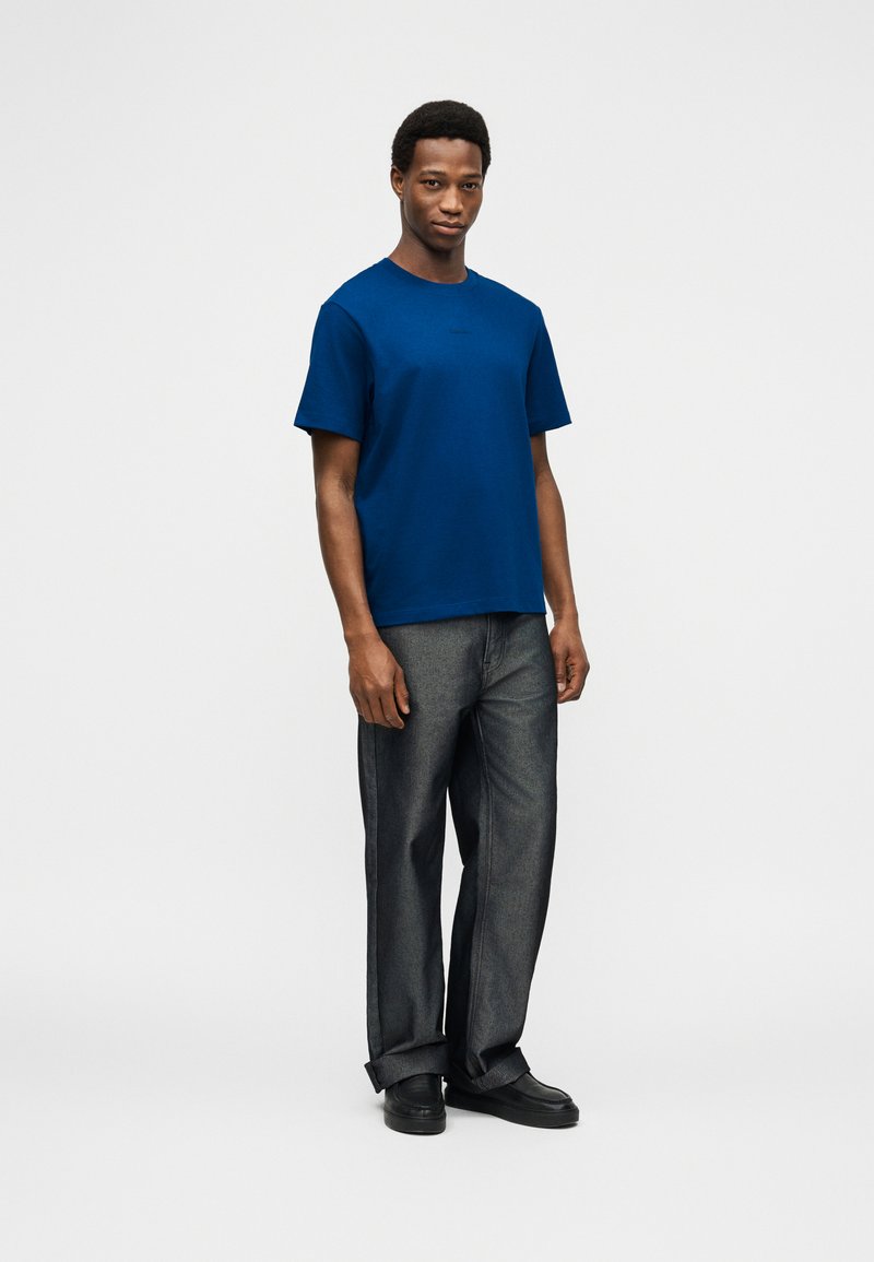 Calvin Klein STRETCH NANO TEE - Jednoduché tričko - blue majesty