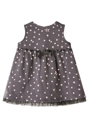 s.Oliver MIT SCHLEIFENDETAIL - Robe en jersey - anthrazit
