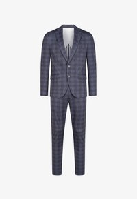 Selected, navy check