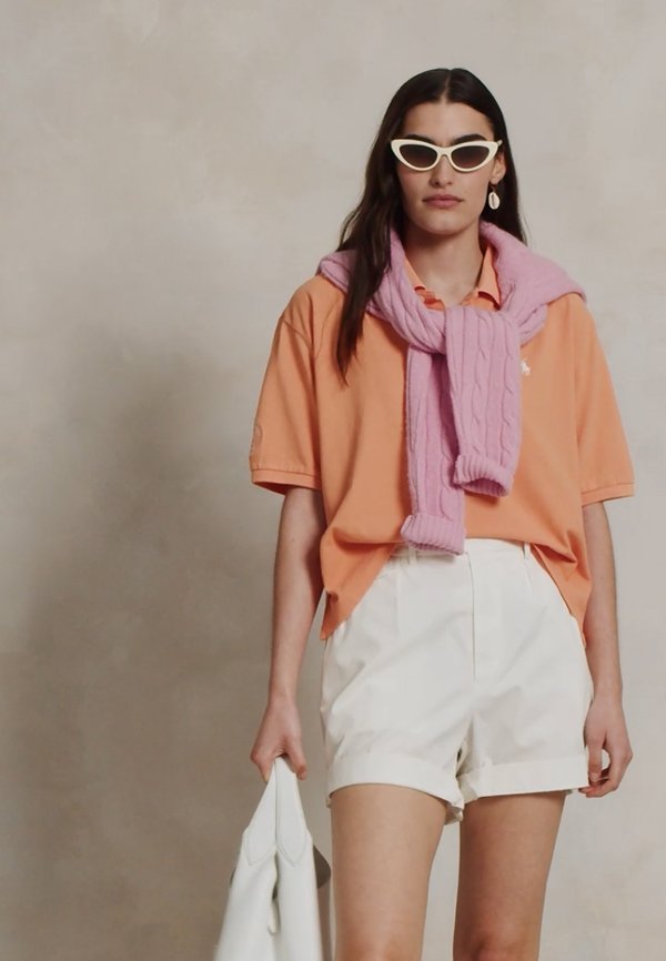 WIMBLEDON CROPPED POLO SHIRT - Polo shirt - poppy4