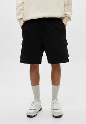 Shorts - mottled black