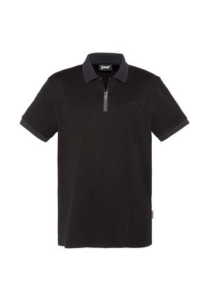 Schott EFFET GAUFRÉ - Polo - noir
