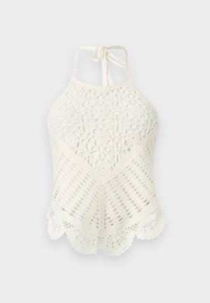 Hollister Co., HIGH NECK - Débardeur - white