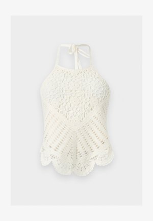 Hollister Co., HIGH NECK - Débardeur - white