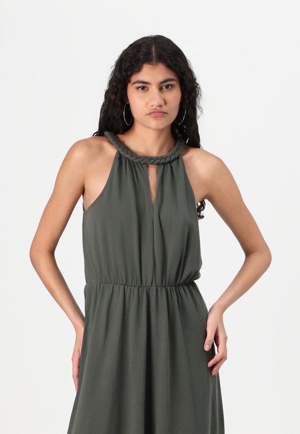 VIMILLA BRAIDED MAXI DRESS - Jersey dress - deep depths2