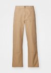 DOUBLE KNEE PANT - Pantalones - dusty brown