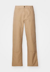 DOUBLE KNEE PANT - Pantalon classique - dusty brown