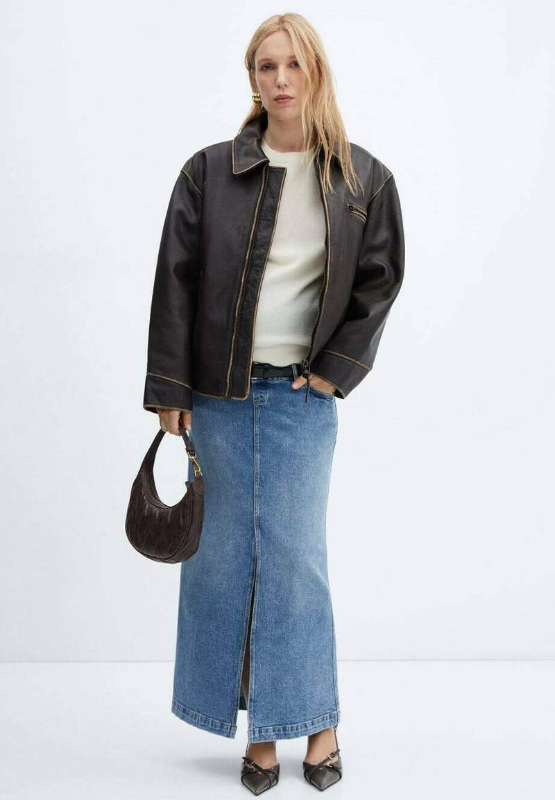 Mango Jeansrok blauw Mango Jeansrok blauw