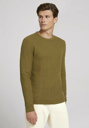 Jumper - deep cognac