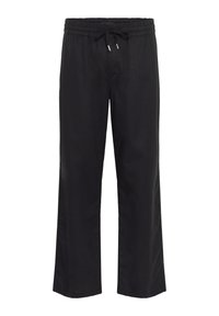 BARTON WIDE - Broek - black