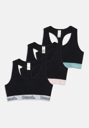 3 PACK - Topp - black/ros