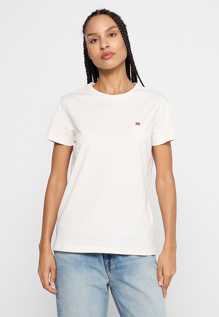 Napapijri T-shirt basic crème