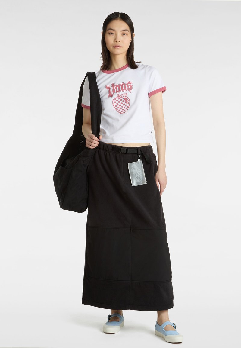 Vans APPLE BOOM RINGER - Triko s potiskem - white/mauvewood