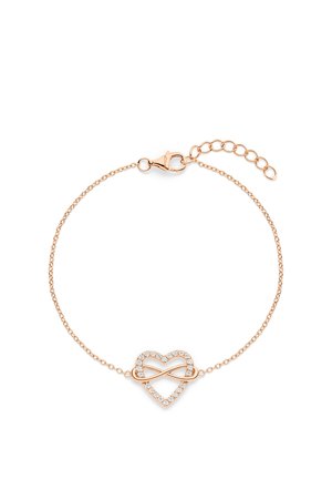 MIT INFINITY-HERZ DETAIL - Bracelet - roségold-coloured