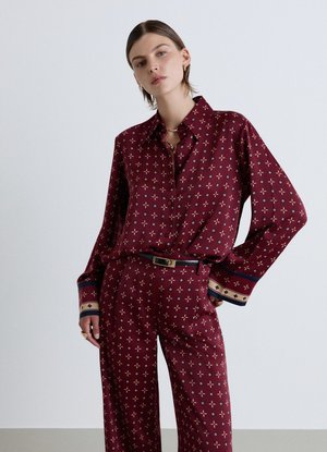 Calliope, CAMICIA FANTASIA - Hemdbluse - var bordeaux