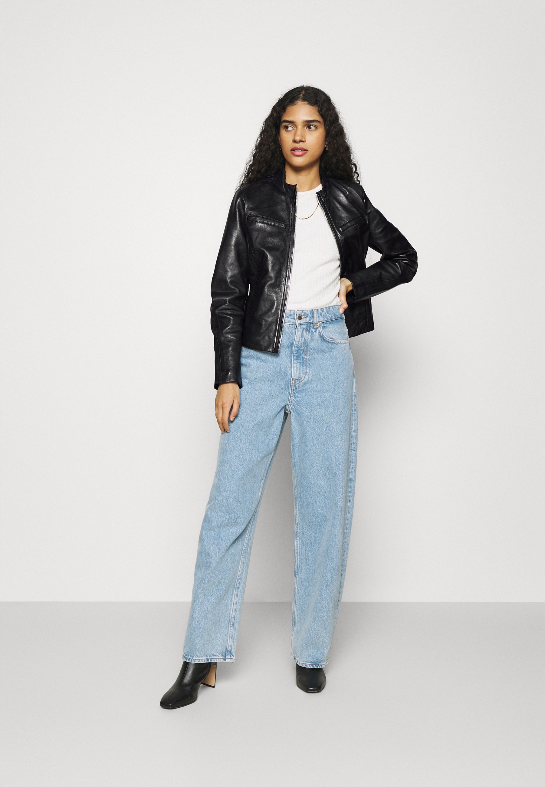 indigo nation leather jacket