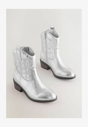 Next, REGULAR FIT - WESTERN - Cowboy-/Bikerlaarsjes - silver