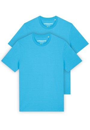 2ER PACK  - T-shirt basique - aqua blue