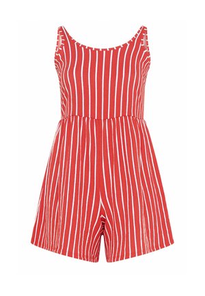 Yours Clothing, PLUS SIZE PLAYSUITS - Jumpsuit - red