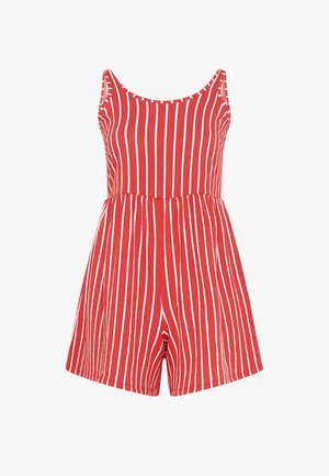 Yours Clothing, PLUS SIZE PLAYSUITS - Combinaison - red