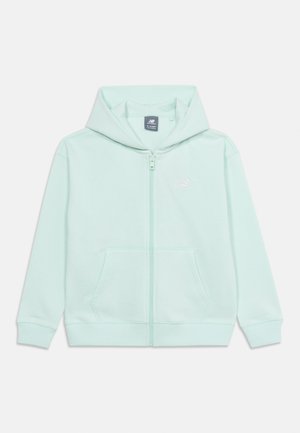 New Balance, GIRLS BRUSHBACK ZIP - Lukuga pusa - cosmic jade