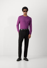 Scotch & Soda SEASONAL CORE REGULAR FIT CREWNECK - Striktrøje - gloxinia