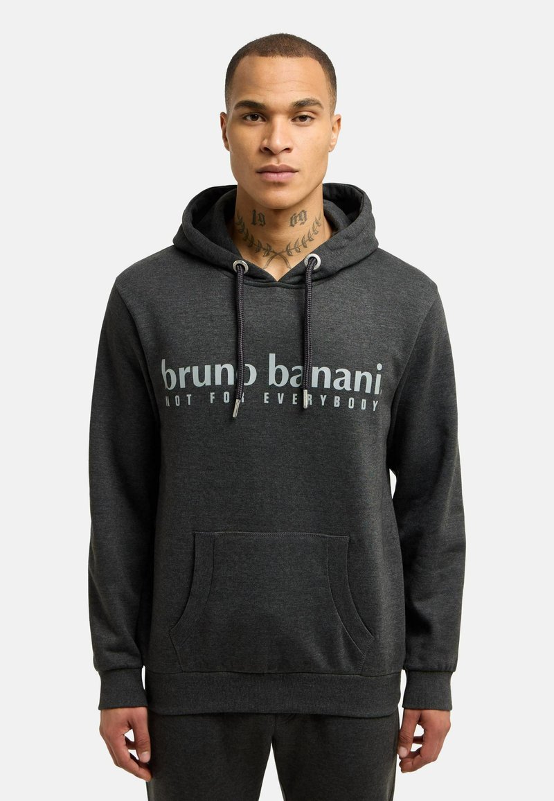 Bruno Banani CARVER - Hoodie - anthrazit   melange