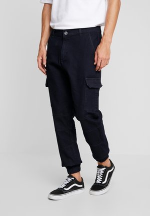 Cargohose - blue denim