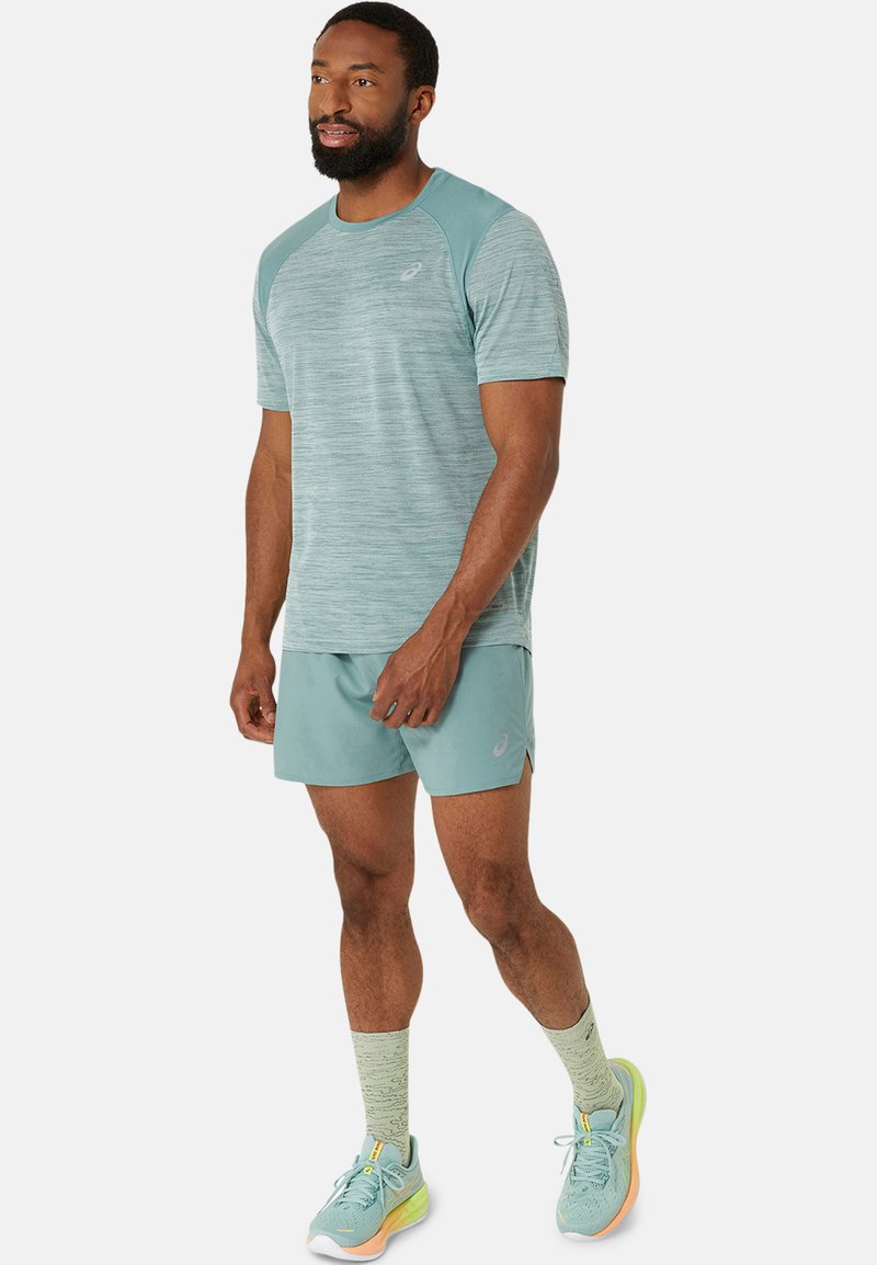 ASICS ROAD SS TOP - Sportovní tričko - light celadon celadon