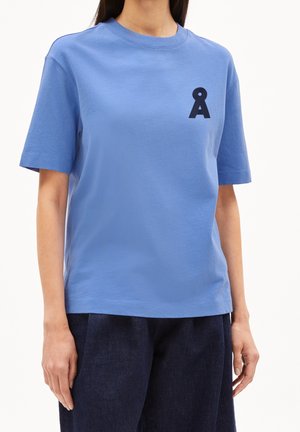 Print T-shirt - light blue