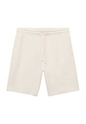 Mango TEXTURED WITH DRAWSTRING - Shorts - off-white