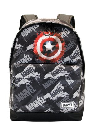 Karactermania SUPERHEROES MARVEL DC HIGH SCHOOL - Skoletasker - Captain America grey