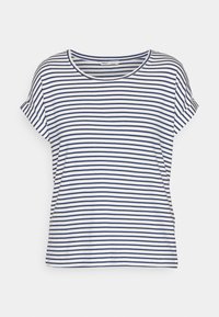 MOSTER STRIPE S/S NOOS - T-shirts med print - cloud dancer stripes/naval academy