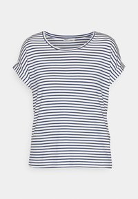 ONLMOSTER STRIPE SS O-NECK NOOS - Printtipaita - cloud dancer stripes/naval academy