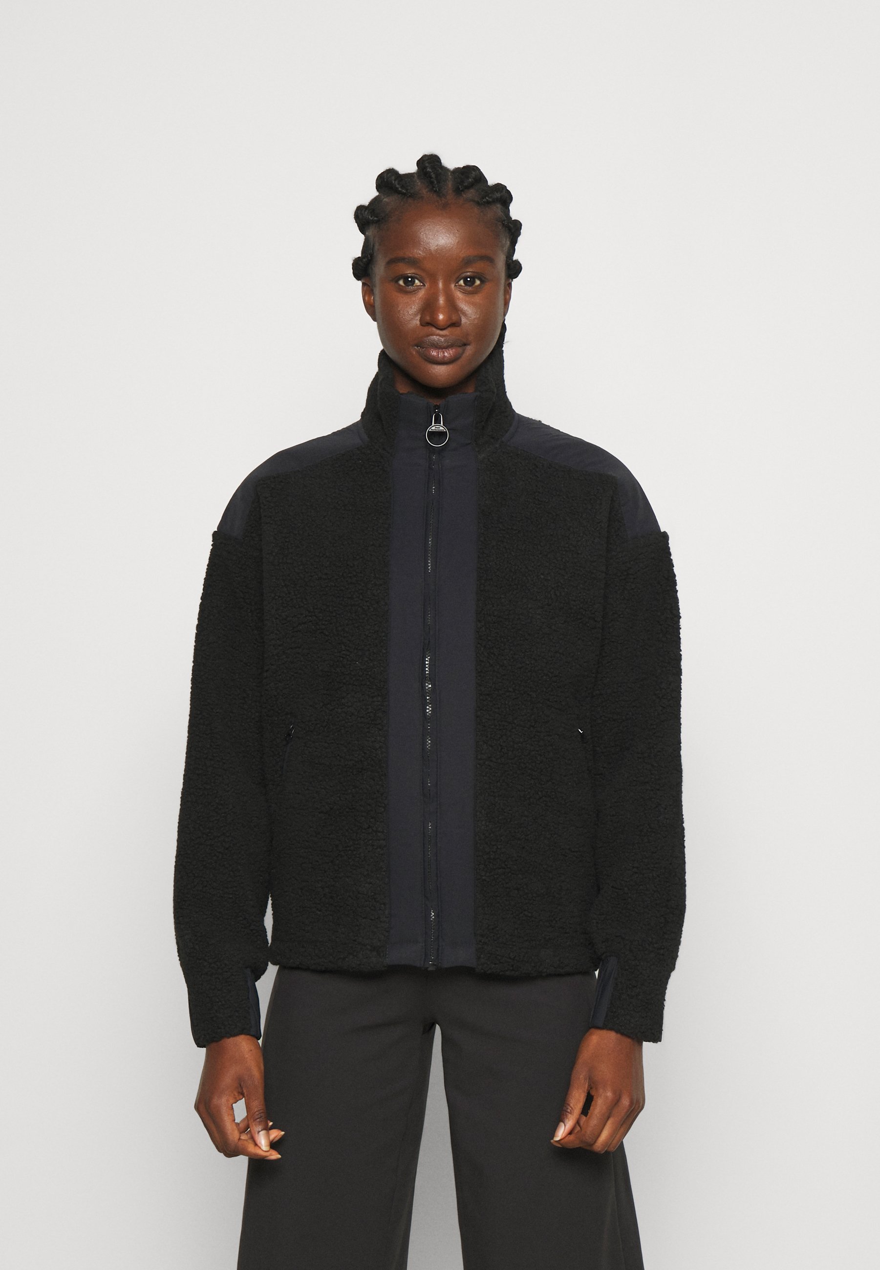 wedding dress with faux fur