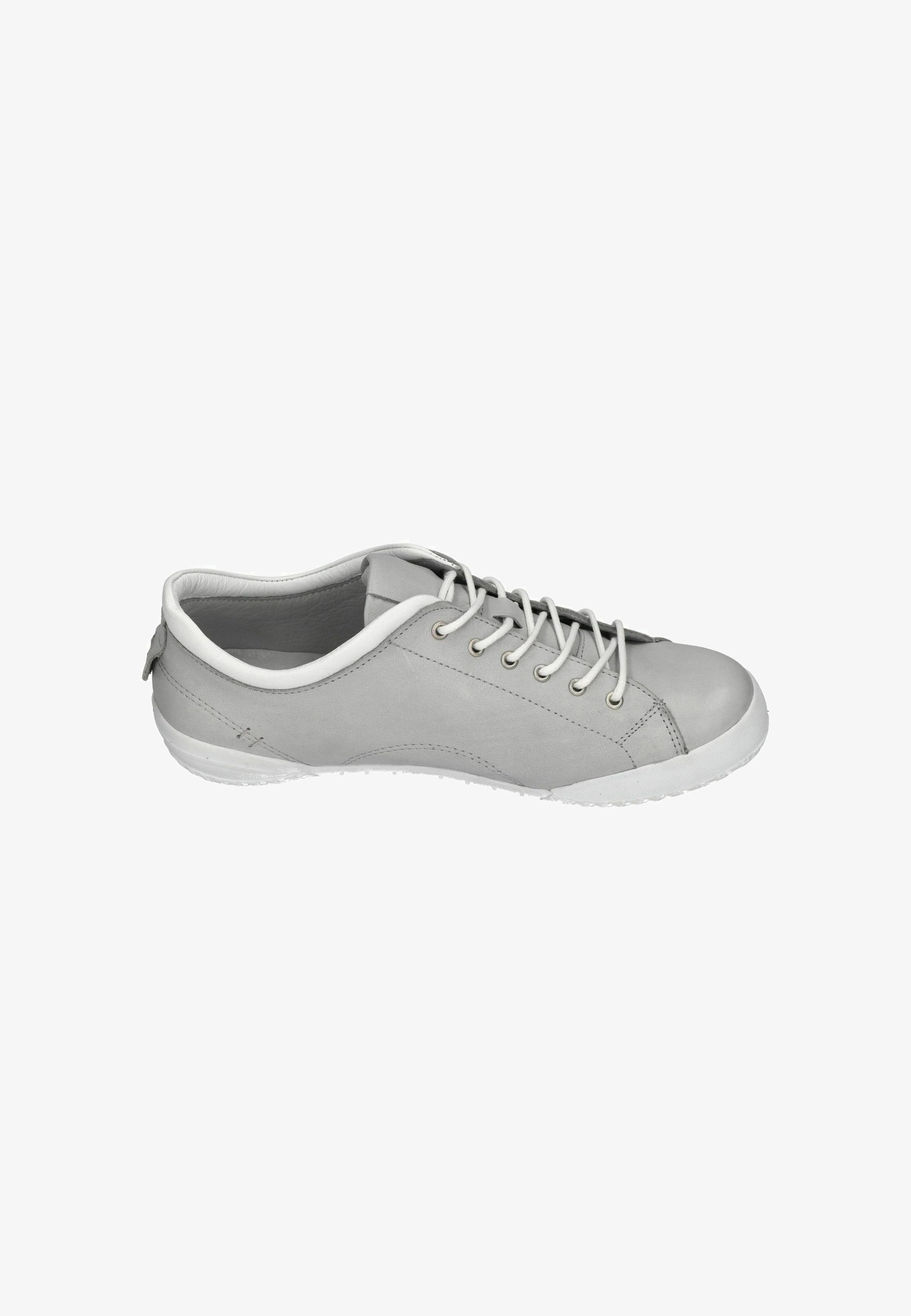 Andrea Conti Sneaker Basse Donna Grigio Chiaro - Pelle Morbida, Tacco 3cm, Suola Antiscivolo, Taglia 39 EU