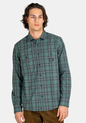 ALVAR CHECK - Shirt - green black white