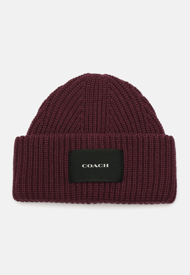 Coach knit patch beanie hat deep berry Coach | Accessories | Coach Knit Patch Beanie Hat Deep Berry  main image 3