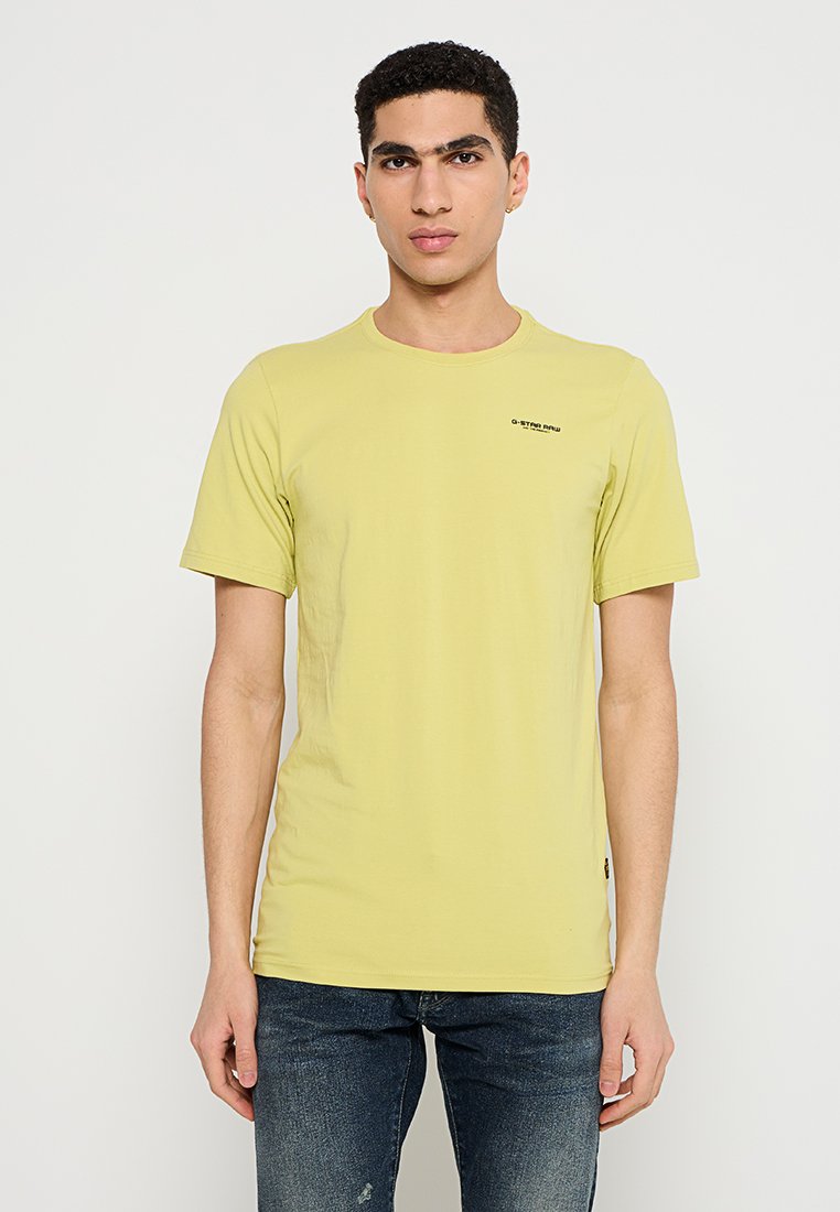 G-Star T-shirt basic mosterdgeel