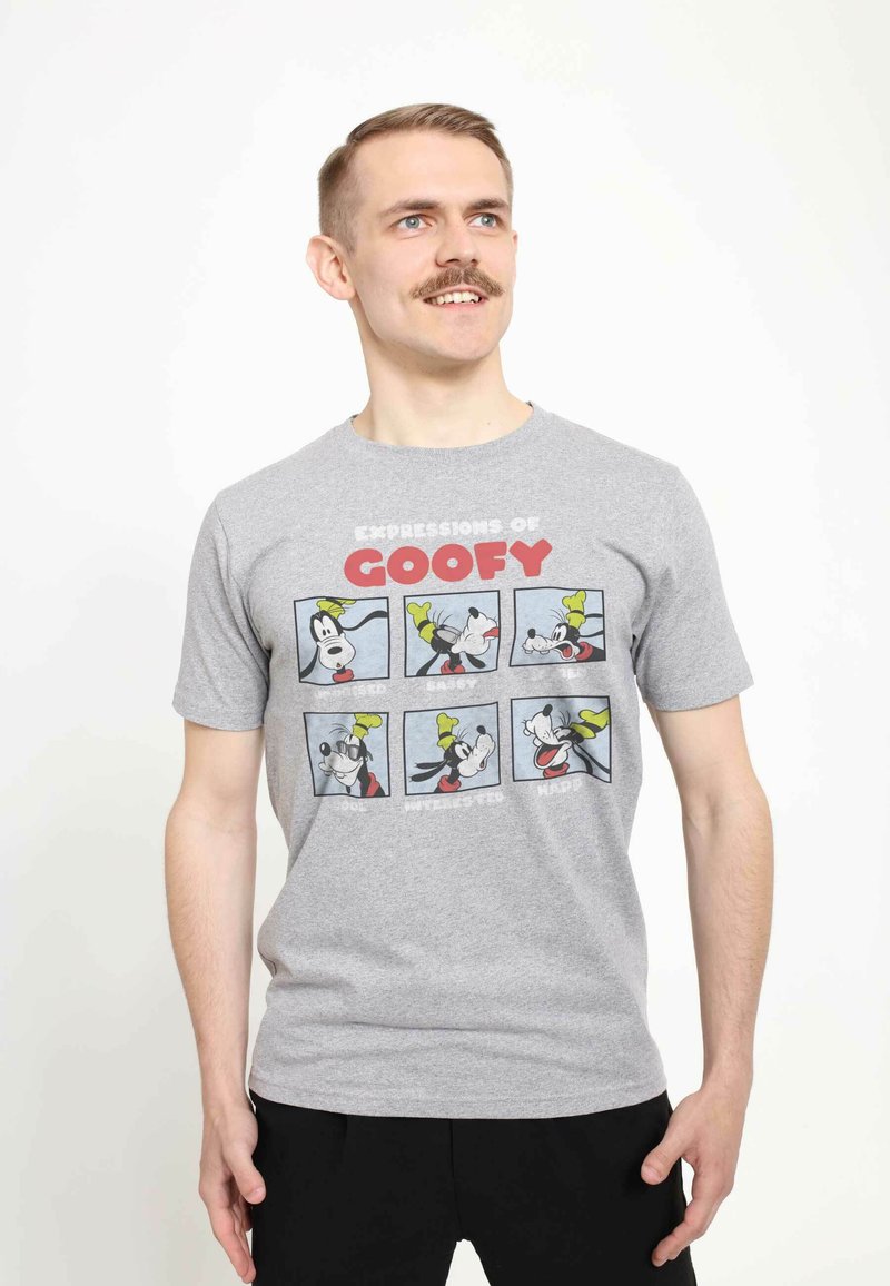 Disney MICKEY & FRIENDS EXPRESSIONS OF GOOFY UNISEX - T-shirt z nadrukiem