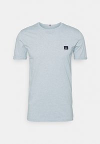 Não selecionado, ice blue melange/dark navy ivory