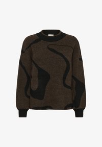 Selezionato, black/brown circle pattern