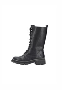 Rieker Bottes à plateau - schwarz