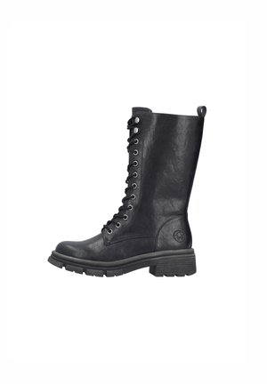 Rieker Bottes à plateau - schwarz
