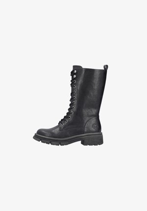 Rieker Bottes à plateau - schwarz