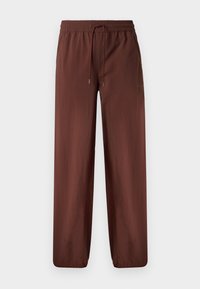 REGULAR TRACK TROUSERS UNISEX - Jogginghose - dark brown